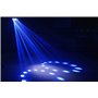 BeamZ URANUS LED Double Moonflower avec Stroboscope, DJ Light Effect, Stroboscope, Jeu de Lumières, Contrôle Musical, Multicolor
