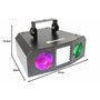 BeamZ URANUS LED Double Moonflower avec Stroboscope, DJ Light Effect, Stroboscope, Jeu de Lumières, Contrôle Musical, Multicolor