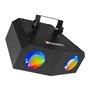 BeamZ NOMIA Double Moonflower LED, DJ Light Effect, Shows Préprogrammés, Jeu de Lumières, Contrôle Musical, Multicolor, Plafond/