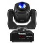Beamz Panther 70 Lyre Spot LED - LED Blanche 70W, Faisceau 10°, 9 ou 1 Canaux DMX, Roue de 7x Gobos, Effets 7 Couleurs, Modes DM