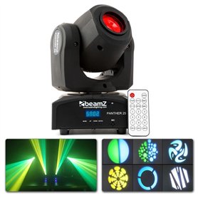 Beamz Panther 25 Lyre Spot LED - LED CREE Blanche 12W