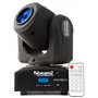 Beamz Panther 25 Lyre Spot LED - LED CREE Blanche 12W, Faisceau 12°, 5, 9 ou 11 Canaux DMX, Roue de 7x Gobos, 7 Couleurs + Blanc