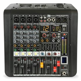 Power Dynamics PDM-M404A Table de Mixage Amplifiée 4 Canaux - 2x 200W RMS