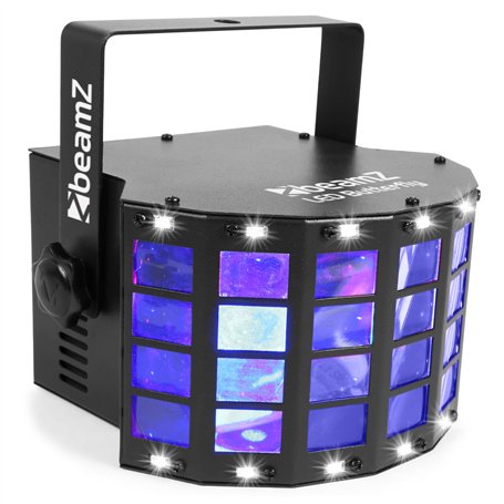 Beamz Butterfly avec Stroboscope - Projecteur 3x LED RVB
