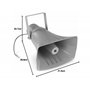 Power Dynamics HS40 - Haut-Parleur à Pavillon, Idéal pour Système de Sonorisation, 100V, Livré avec Support de Montage
