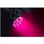 BeamZ BAC508 LED Projecteur PAR Slim - 12x LED RGBAW-UV-CW/WW, 14W chacune, Shows Lumineux Préprogrammés, Télécommande Incluse, 