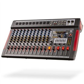 Power Dynamics PDM-T1204 Console de Mixage 12 Canaux - avec Streaming Bluetooth