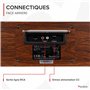 Audizio Avola Radio Internet WiFi avec Lecteur CD et Bluetooth - Aluminium, Radio Dab+, FM, Haut-Parleurs Stéréo, Télécommande, 