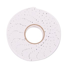 Vaessen Creative Lot de 250 pastilles adhésives double face blanches roulées pour travaux manuels avec papier