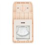 Vaessen Creative Perforatrice Heavy-Duty Whale-Tail Tab, Blanca-Or, One size