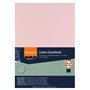 Florence Papier Cartonné en Lin Rose 250 g – Papier Scrapbooking A4 – Papier Cartonné Couleur – Invitations Élégantes, Boîtes-Ca
