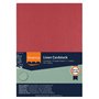 Florence Papier Cartonné en Lin Rouge 250 g – Papier Scrapbooking A4 – Ruby – Papier Cartonné Couleur – Invitations Élégantes, B
