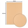 Florence Papier Cartonné en Lin Beige 250 g – Papier Scrapbooking A4 – Parchment – Papier Cartonné Couleur – Invitations Élégant