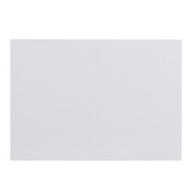 Florence Cartes Pliantes Papier Cartonné - A6 - Blanc - 100 pcs - 300 g/m² - Cartes Vierges pour Invitations