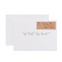Florence Cartes et Enveloppes Papier Cartonné - A6 - Blanc - 50 pcs - 300/120 g/m² - 50 Autocollants Ronds ⌀ 6 cm - Cartes Vierg