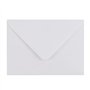 Florence Cartes et Enveloppes Papier Cartonné - A6 - Blanc - 50 pcs - 300/120 g/m² - 50 Autocollants Ronds ⌀ 6 cm - Cartes Vierg