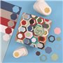Florence Papier Cartonné en Lin Couleurs Assorties 250 g – Papier Scrapbooking A4 – Papier Cartonné Couleur – Invitations Élégan