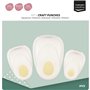 Vaessen Creative Perforatrices Œuf - Lot de 3 Pcs - pour Projets DIY, Papier Scrapbooking, Bullet Journaling, Cartes de Vœux, Pa