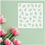 Nellie's Choice Pochoirs et Tampons Transparents en Silicone pour Pâques et Printemps 6 Pcs - Scrapbooking Matériel et Journalin