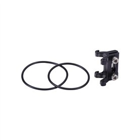 BBB AeroFix BSP-96 Support plaque d'immatriculation Noir mat