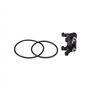 BBB AeroFix BSP-96 Support plaque d'immatriculation Noir mat