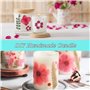 134 pièces Vraies Fleurs Pressées Séchées, Florales Naturelles Feuille de Fleurs Pressées pour Bricolage Résine Bijoux Faisant F