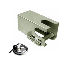 ProPlus 341325S Antivol Tête d'Attelage avec Cadenas Disques