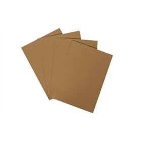 Pavo Boîte de 100 Couvertures de reliure A4 - ECO Recyclée norme écologique/Marron sable
