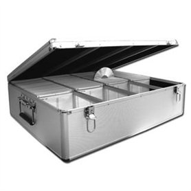 Nierle Valise DJ Convient pour 1000 CD/DVD/Blu-ray