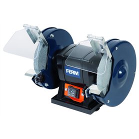 FERM Touret à meuler 150W 150mm - Incl. 2 pierres à aiguiser