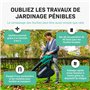 VONROC Souffleur de Feuilles 3-en-1 3300W – Souffler, Aspirer et Déchiqueter – Vitesse d’Air de 270km/h – Sac de Collecte de 40L