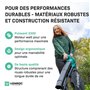 VONROC Souffleur de Feuilles 3-en-1 3300W – Souffler, Aspirer et Déchiqueter – Vitesse d’Air de 270km/h – Sac de Collecte de 40L