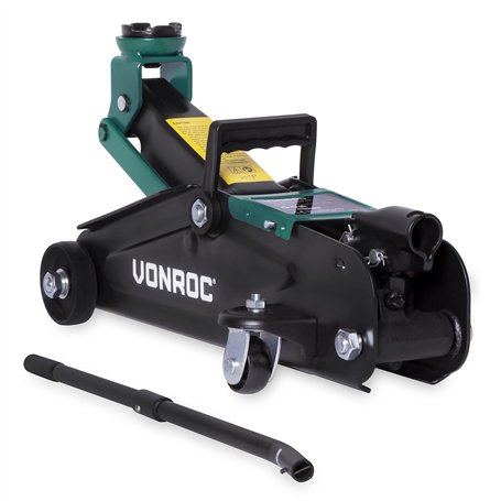 VONROC Cric Hydraulique 2000 kg Max. - Plage de 13