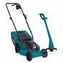 VONROC Tondeuse Gazon 1300W et Débroussailleuse 300W - Largeur de Coupe 32cm - Bac Ramassage Tondeuse 30L Inclus - Entretien Pel