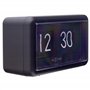 NeXtime Flip Clock - Horloge de Table ou Murale - Noir - 18x10x7cm