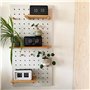 NeXtime Flip Clock - Horloge de Table ou Murale -Orange/Noir -18x10x7cm