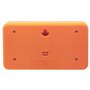NeXtime Flip Clock - Horloge de Table ou Murale -Orange/Noir -18x10x7cm
