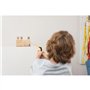 BS Toys Jeu De Tir - Pistolet À Élastique - Renversement De Cible - pour 6 Ans Et Plus - Marron