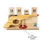 BS Toys Jeu De Tir - Pistolet À Élastique - Renversement De Cible - pour 6 Ans Et Plus - Marron
