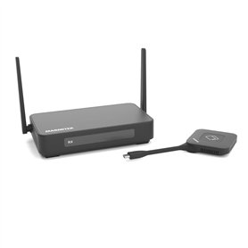 Marmitek Stream 4K Pro KIT (1TX/1RX) - Système de présentation sans Fil avec 1 émetteur (clé USB-C) et 1 récepteur - Système de