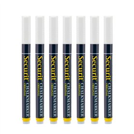 Securit Lot de 7 Feutres-Craie à encre liquide Coloré - Taille de mine 1-2mm