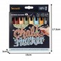 Lot de 8 feutres craies couleurs Terre 2-6 mm