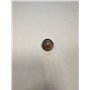 Quiges Femme Bouton Pression 18mm Argenté Pierre Naturelle Blanc pour Chunk Accessoires