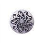 Quiges Femme Bouton Pression 18mm Argenté Symbole pour Chunk Accessoires