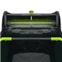 vidaXL Balayeuse à gazon balayeuse de feuilles pour jardin terrasse 103 L