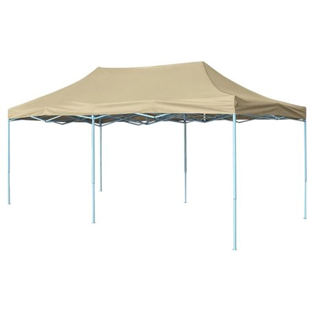 vidaXL Chapiteau rétractable 3 x 6 m Blanc crème