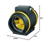 Extracteur Max-Fan Pro 1220m3/h Max - 2 Vitesses - Can-Filters