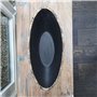 MICA Decorations Clemente Pot de Fleurs Terre Cuite Ovale doré 48 x 19 x 15 cm - Pot de Plante