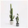 Mica Decorations Carrie Pot de fleurs terre cuit rond gris clair 26 x Ø 29 cm - Pot de plante