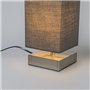 Qazqa milo - Lampe de table - 1 lumière - L 120 mm - Gris - Design, Industriel, Moderne - éclairage intérieur - Salon I Chambre